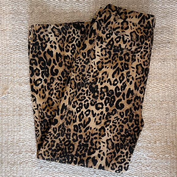 Leopard Print Pants - Picture 1 of 3